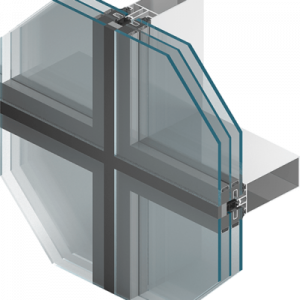 System fasadowy MB-SR50N EFEKT — fasada półstrukturalna